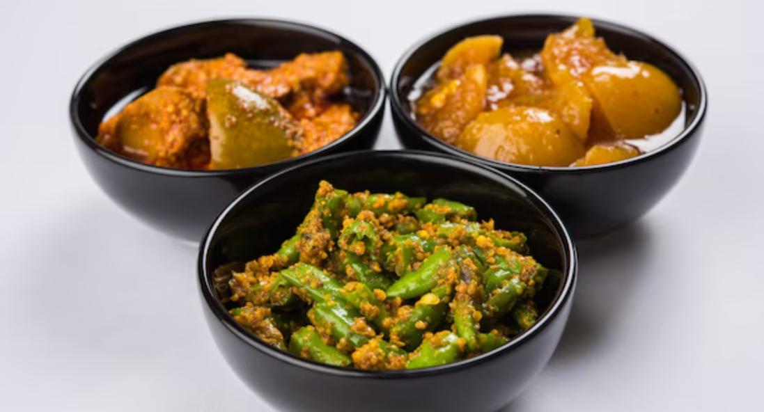pickles, spicy pickle , mango pickle